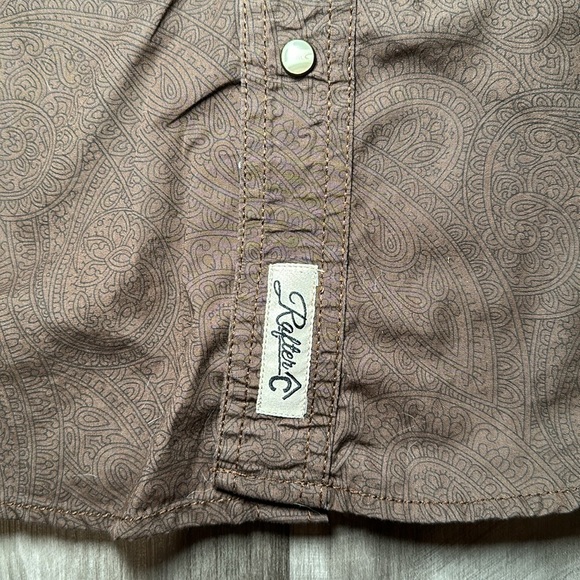 Rafter-C Cowboy Collection Long Sleeve Pearl Snap Button Shirt - Medium - Picture 6 of 7